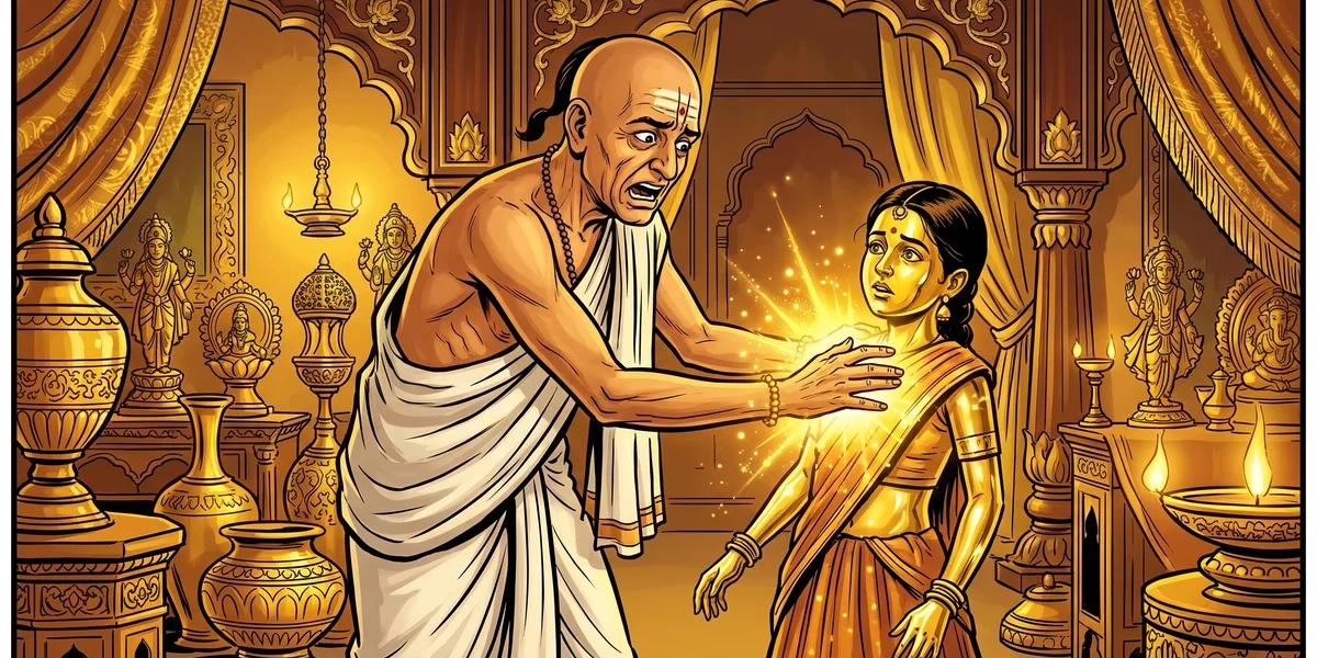 The Indigent Brahman - Cover - Amar Chitra Katha Style