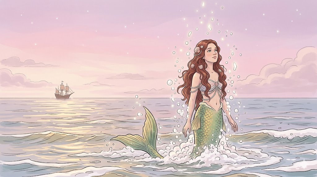 The Little Mermaid Real Ending - Sea Foam at Dawn - Original Hans Christian Andersen Fairy Tale