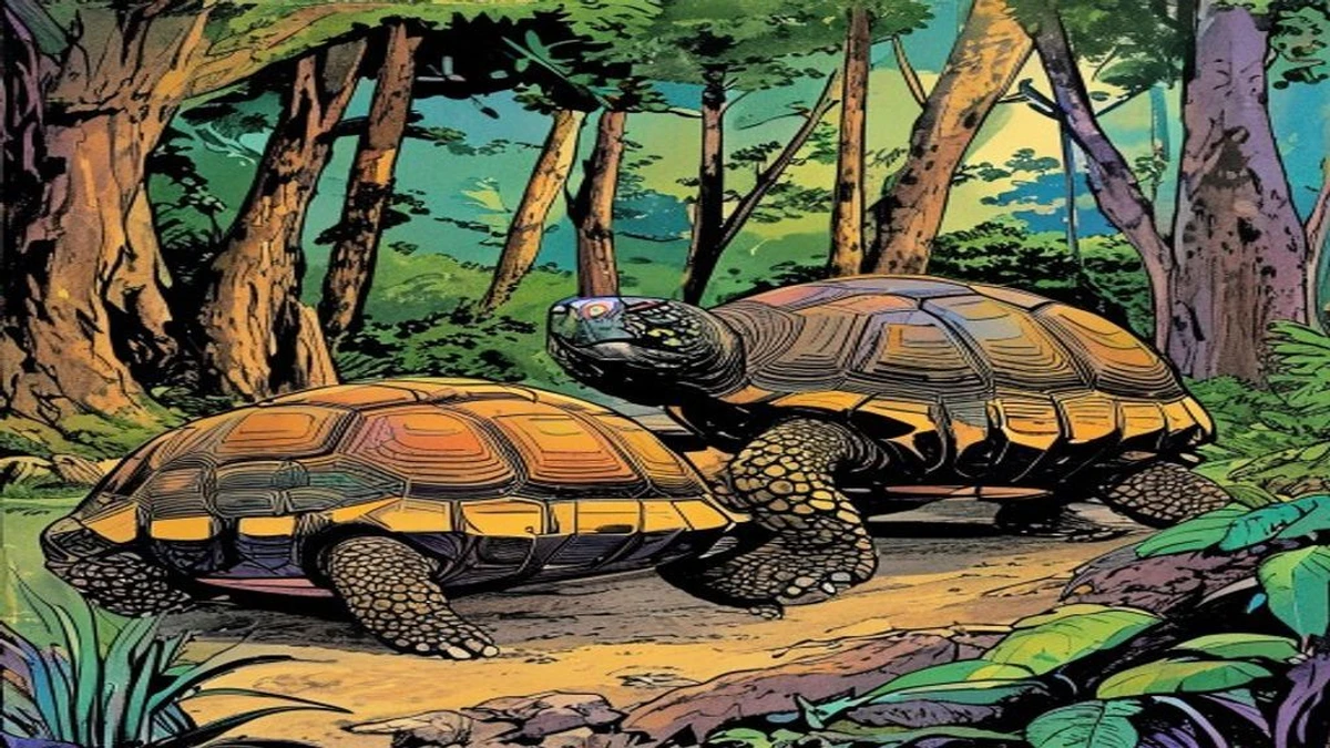 Moral Story for Kids From Aesop's fables |The Hare and the Tortoise Retold for Modern Readers - Scene 4