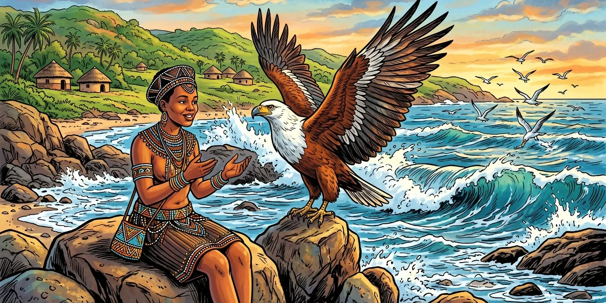 How Did Stories Begin - A Zulu Folktale Retold for Modern Readers - Cover - Amar Chitra Katha Style