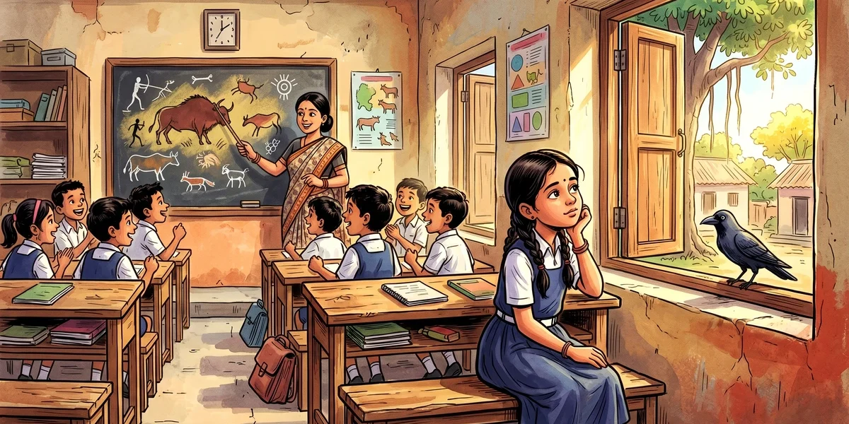 An Island and Art, Why? – Stories In Art [SHORT STORY] Retold for Modern Readers - Cover - Amar Chitra Katha Style