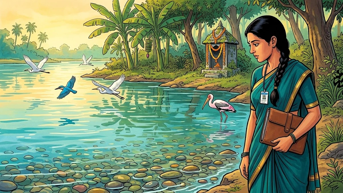 Jwaala Ghat — sub-collector Shuddhi at the river Shreni