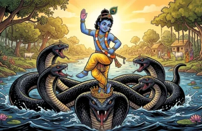 Kaliya Daman – Krishna Tames The Serpent Kaliya – Indian Mythological Story