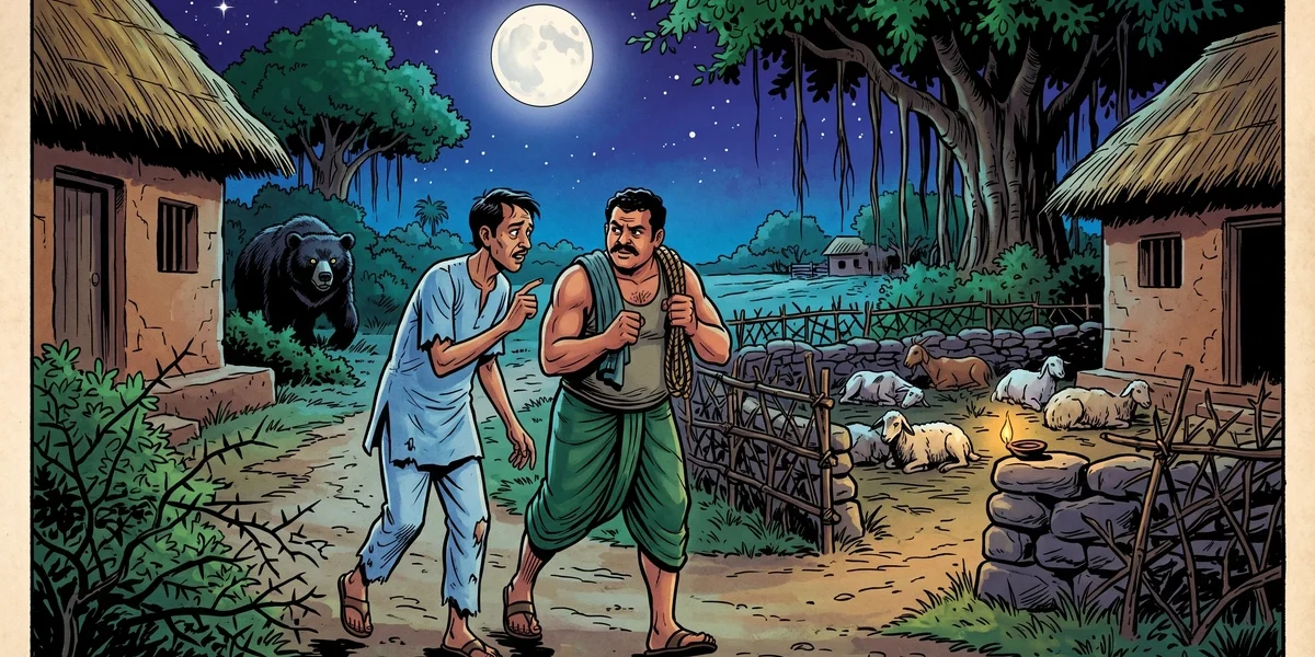 Mr Mighty Of His Mouth - Cover - Amar Chitra Katha Style