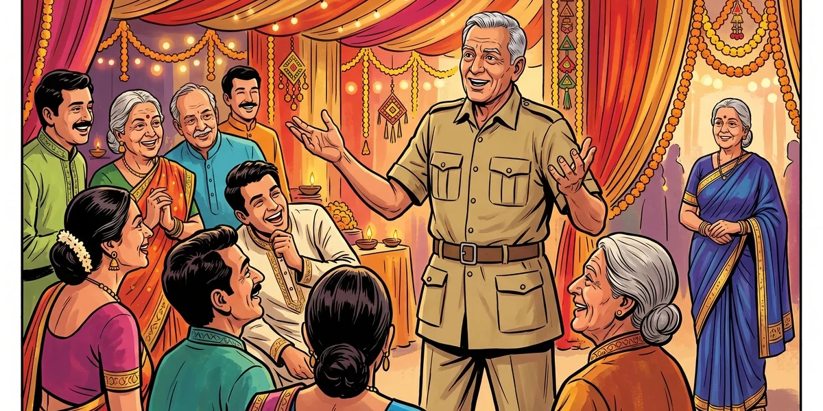 Of Men and their Bragging - Cover - Amar Chitra Katha Style