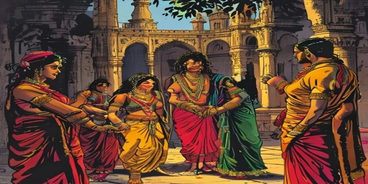 The vices of social media Retold for Modern Readers - Cover - Amar Chitra Katha Style