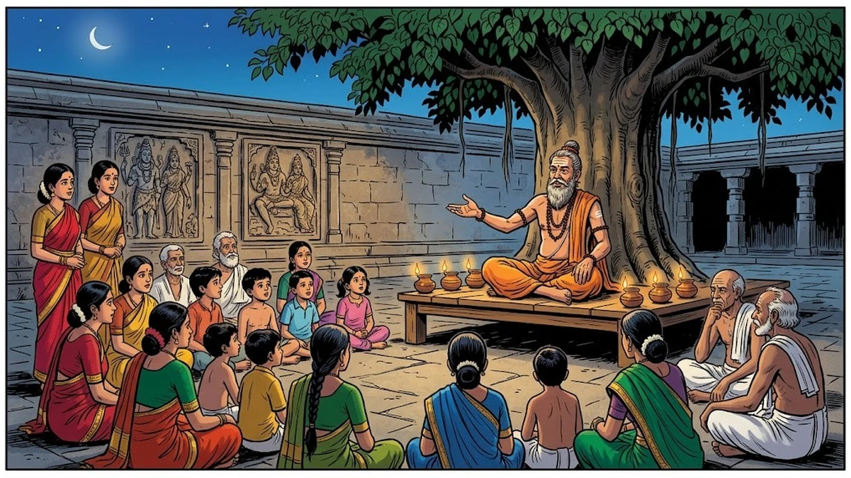 Popular Authors — Vishnu and the ten avatars (mandala tableau)