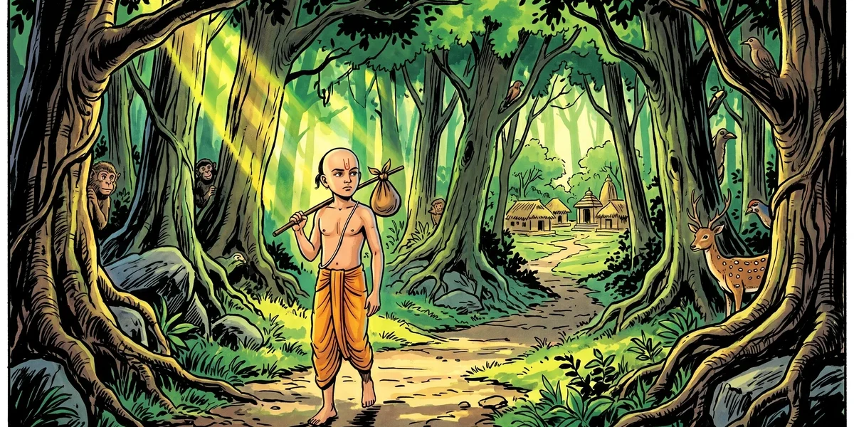 The Conquest Of Fate - Cover - Amar Chitra Katha Style