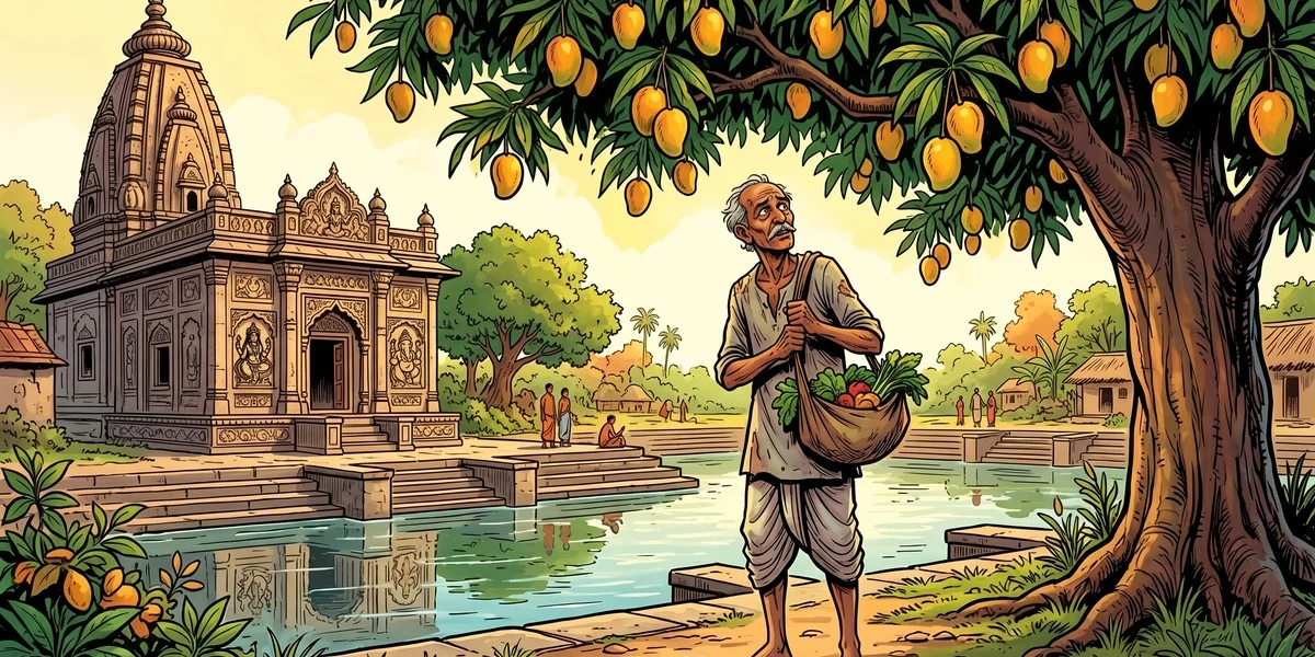 The Gardeners Cunning Wife - Cover - Amar Chitra Katha Style