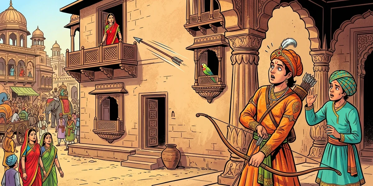 The Ivory City And Its Fairy Princess - Cover - Amar Chitra Katha Style