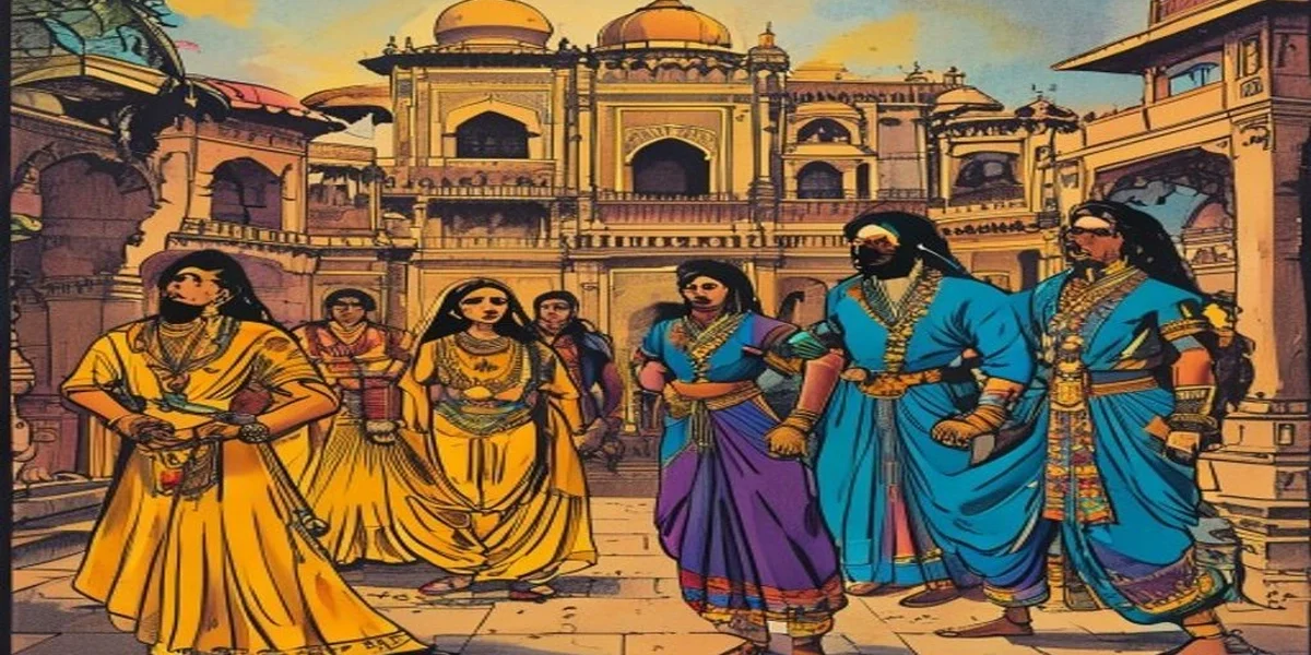The King and The Drum – An Indian Folktale Retold for Modern Readers - Cover - Amar Chitra Katha Style