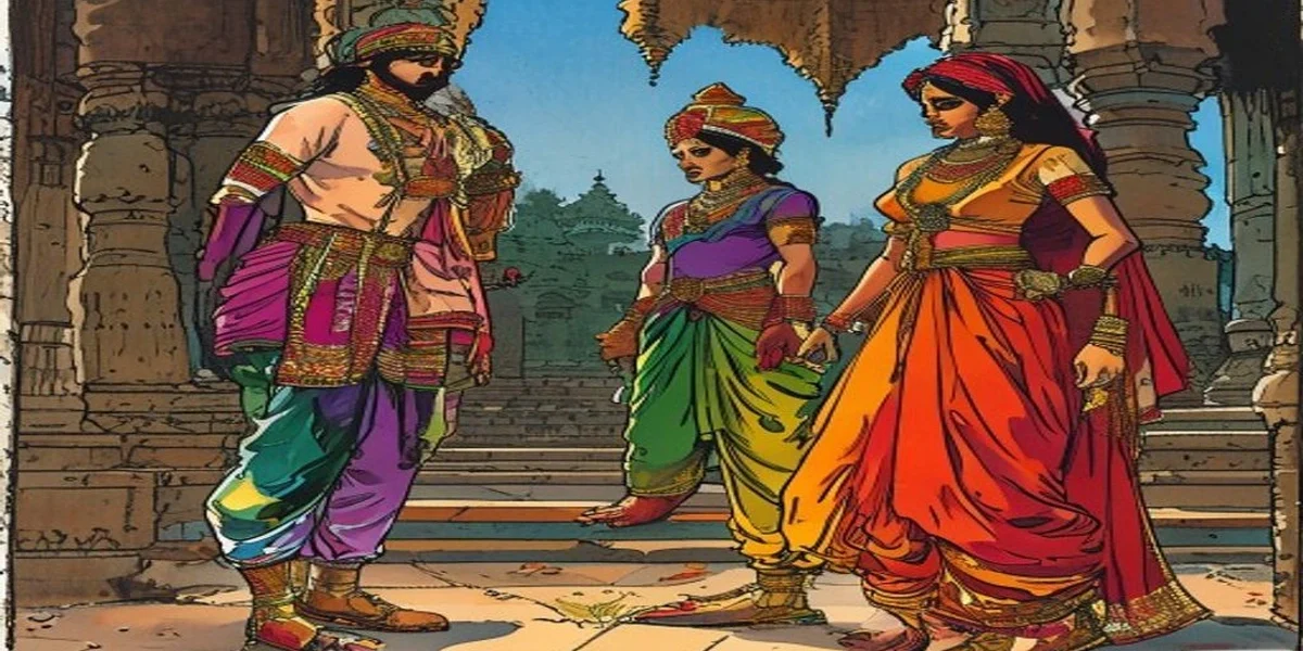 The Magic Shoes And Staff - Cover - Amar Chitra Katha Style