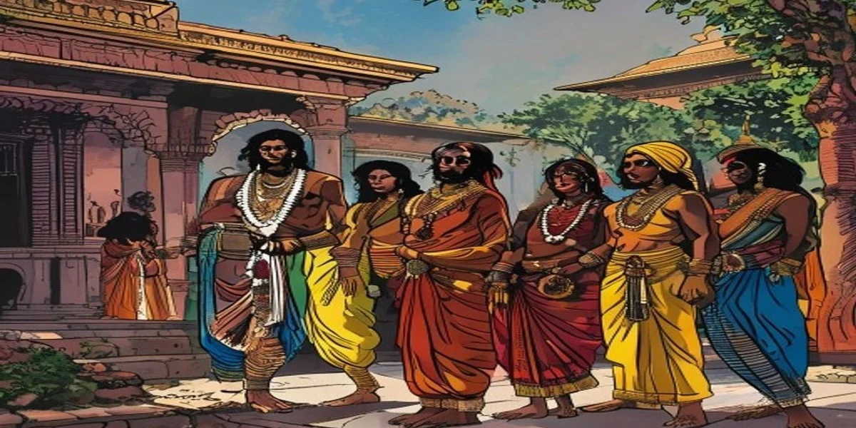 The Monkey With The Tom Tom - Cover - Amar Chitra Katha Style