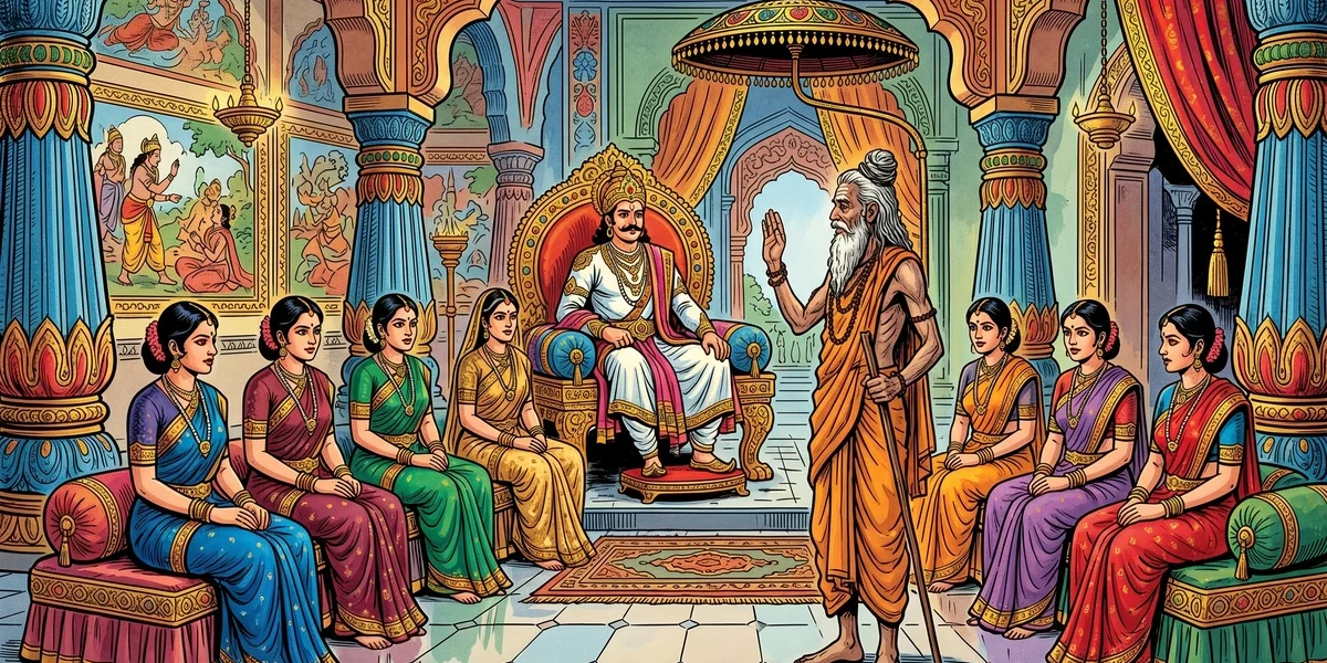 The Son Of Seven Mothers - Cover - Amar Chitra Katha Style