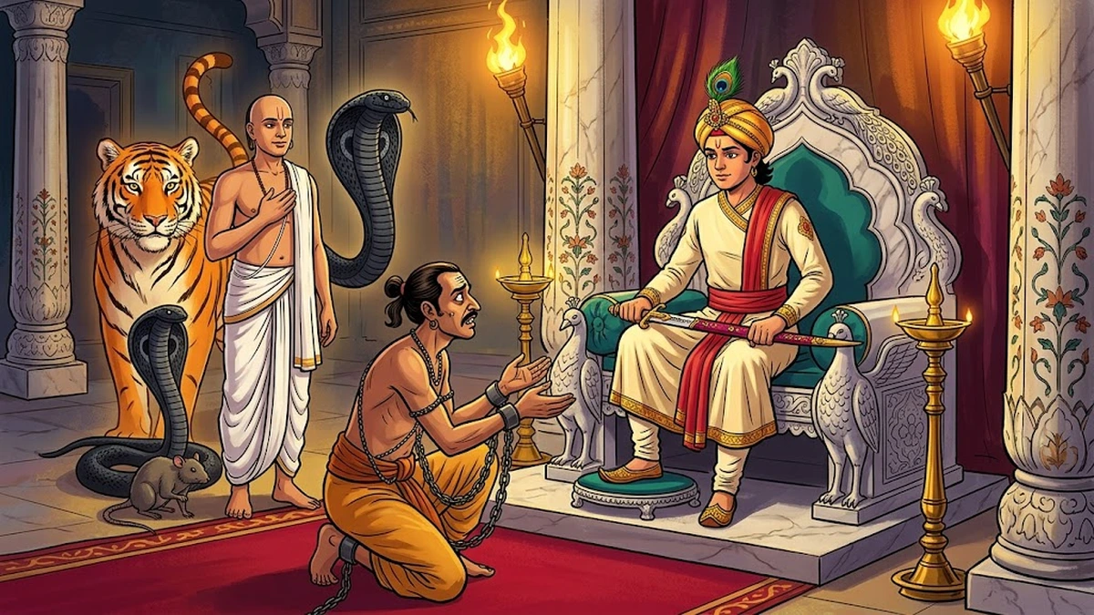 The throne-room reversal at Ujjaini - goldsmith Manikkasari condemned, Gangadhara vindicated