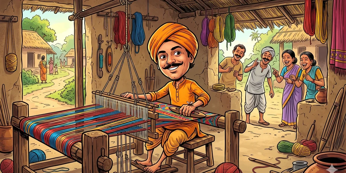 Valiant Vicky The Brave Warrior - Cover - Amar Chitra Katha Style