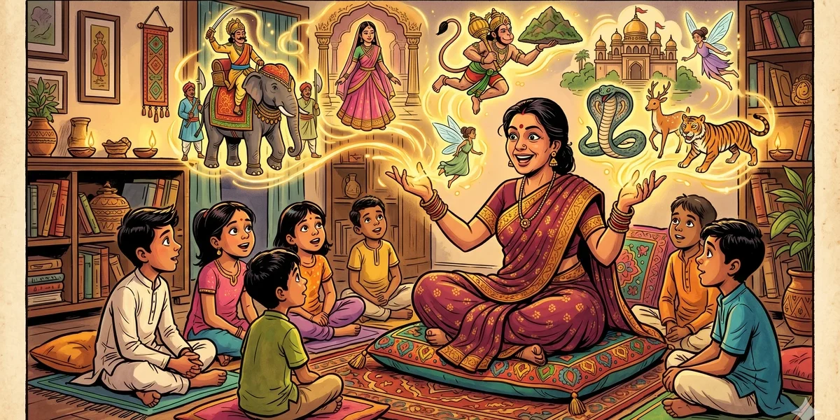 The Ant and the Grasshopper - Cover - Amar Chitra Katha Style