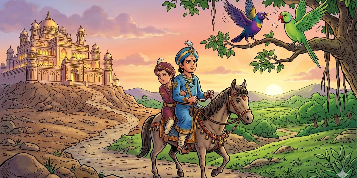 The Two Brothers - Cover - Amar Chitra Katha Style
