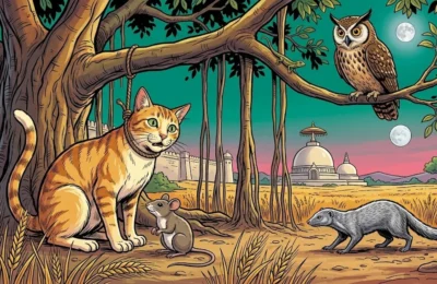 The Cat, the Mouse, the Lizard, and the Owl