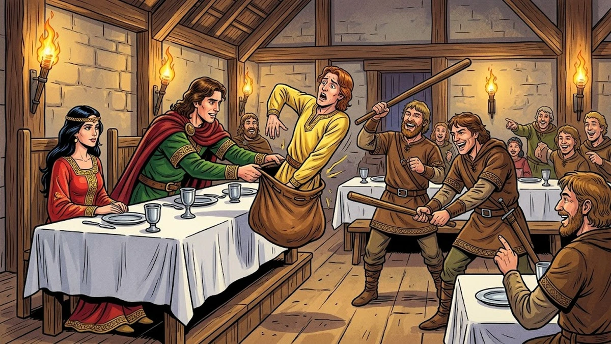 The Badger in the Bag: Gwawl son of Clud trapped at the wedding feast