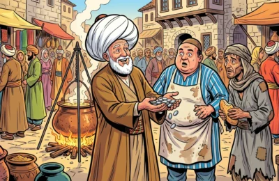 Nasreddin Hodja and the Smell of Soup