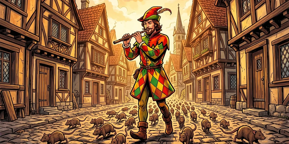 The Pied Piper of Hamelin: A German Legend of Promises Broken - Indian Folk Tales