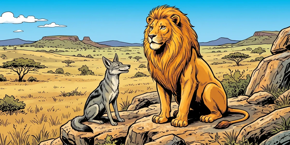 The Lion, The Jackal, And The Man - Indian Folk Tales