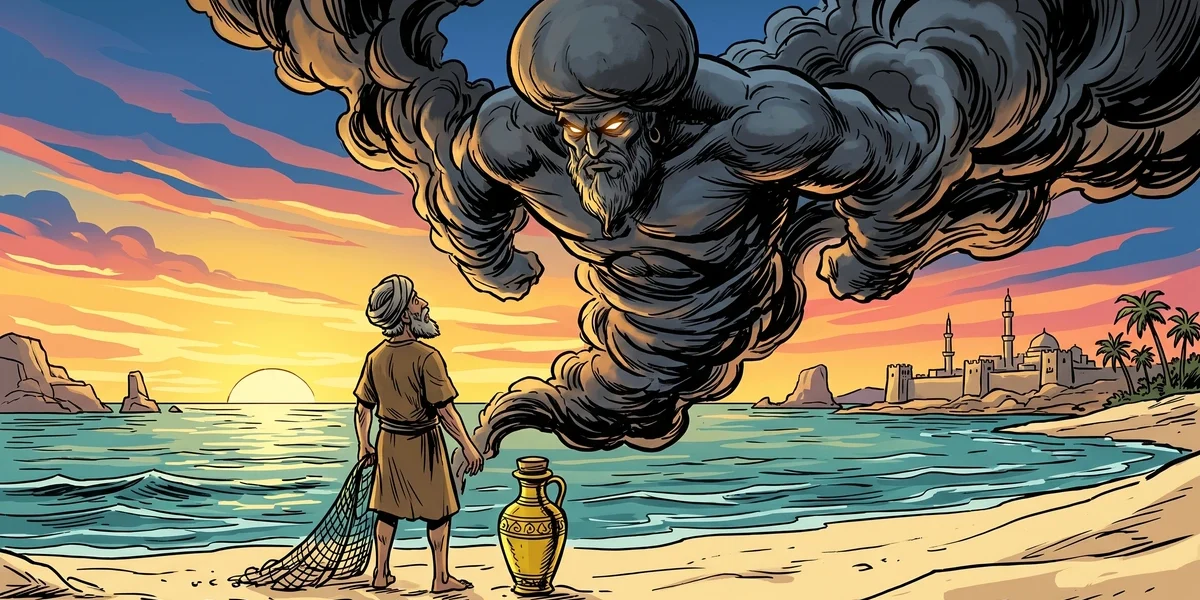 The Fisherman and the Genie - Indian Folk Tales