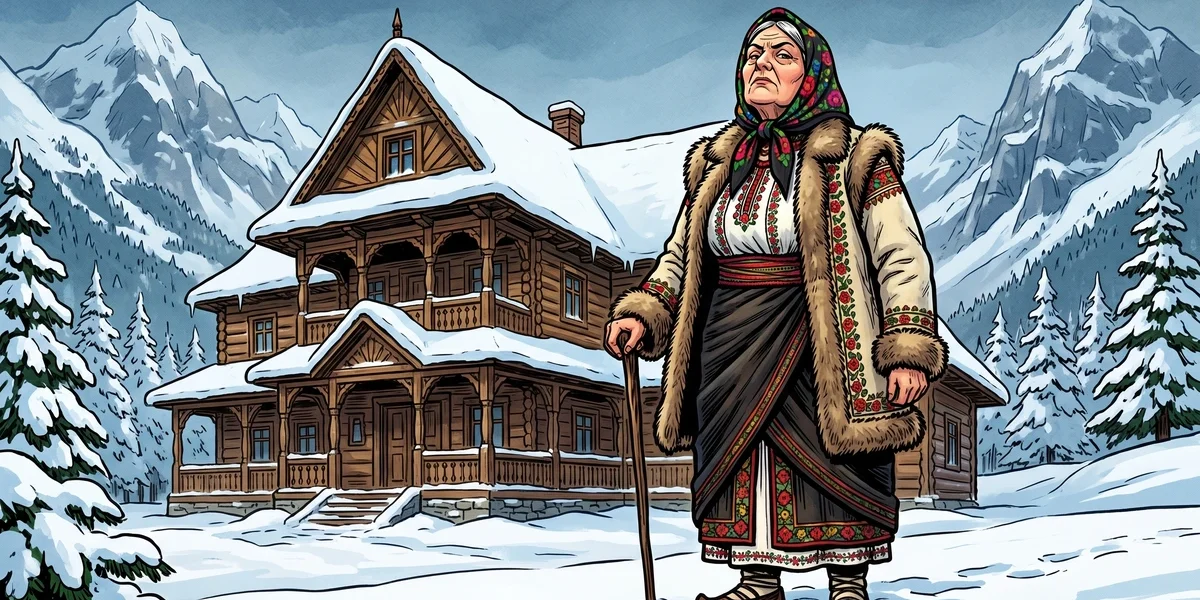 Baba Dochia and the Coming of Spring: A Romanian Tale of Humility - Indian Folk Tales