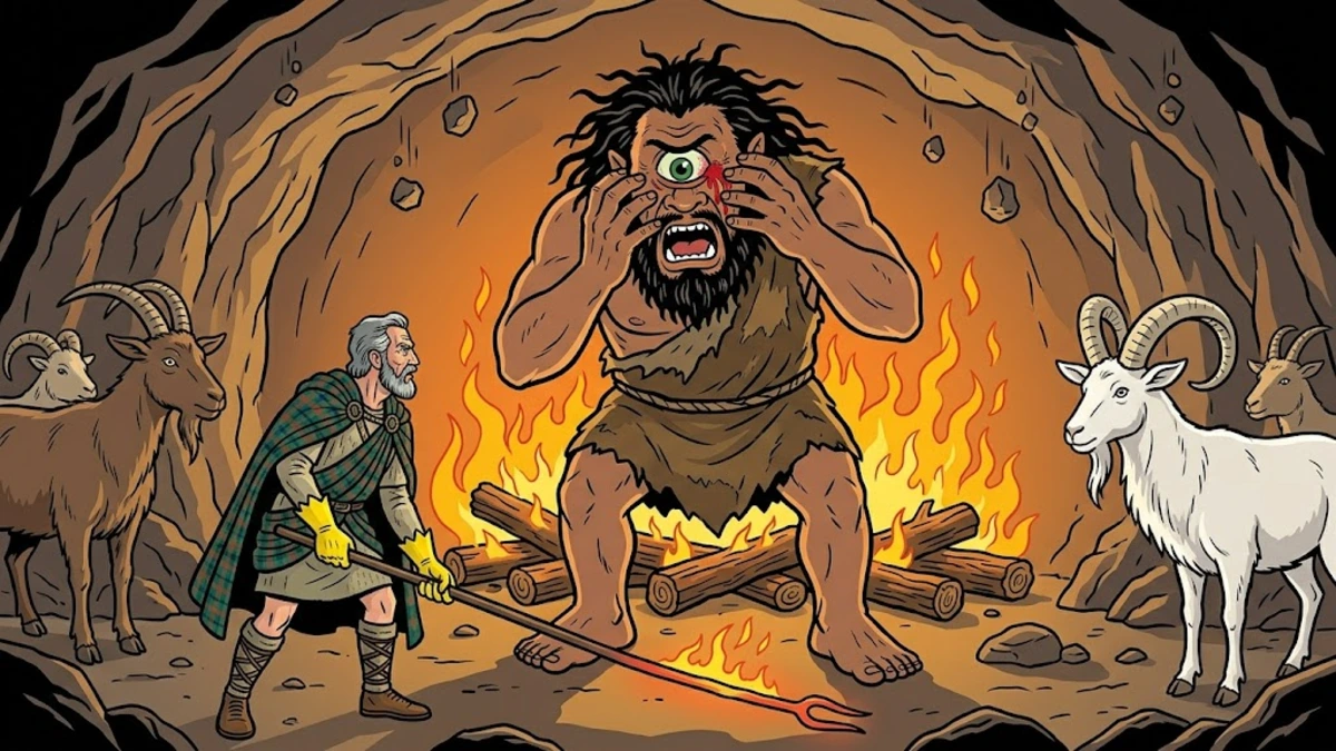 The green-robed Sidhe lady at the hawthorn tree takes the bridle of Tarbh Dubh the black bull from Conal's yellow-clawed hand in exchange for a small dirty pebble — the green moon rising over the basalt castle of the black foreign lord.