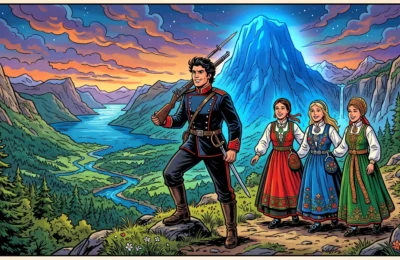 The Three Princesses In The Blue Mountain