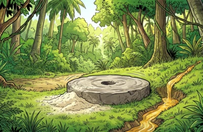 The Grinding-Stone That Ground Flour By Itself