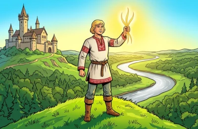The Three Golden Hairs of Grandfather Know-All: A Czech Tale of Wit and Destiny