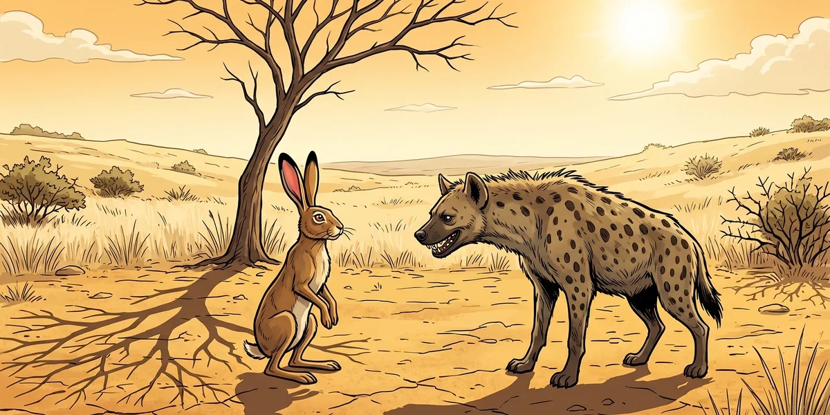The Hare and the Hyena - Indian Folk Tales