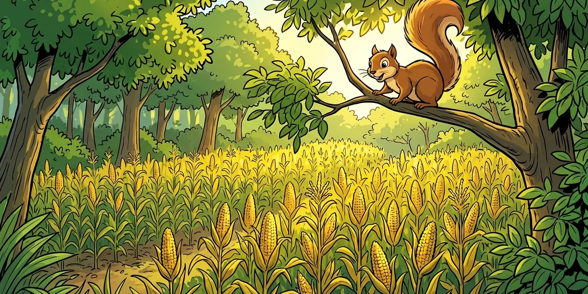 The Squirrel And The Spider - Indian Folk Tales