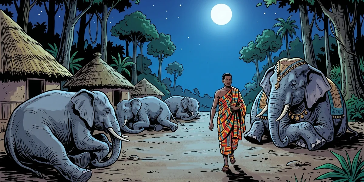 The Tail Of The Princess Elephant - Indian Folk Tales