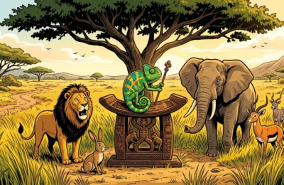 King Chameleon And The Animals