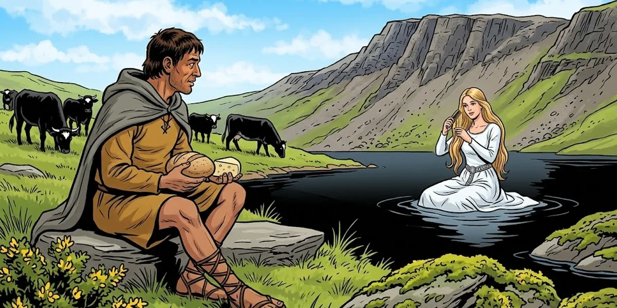 Shepherd of Myddvai Welsh folk tale cover ACK comic illustration