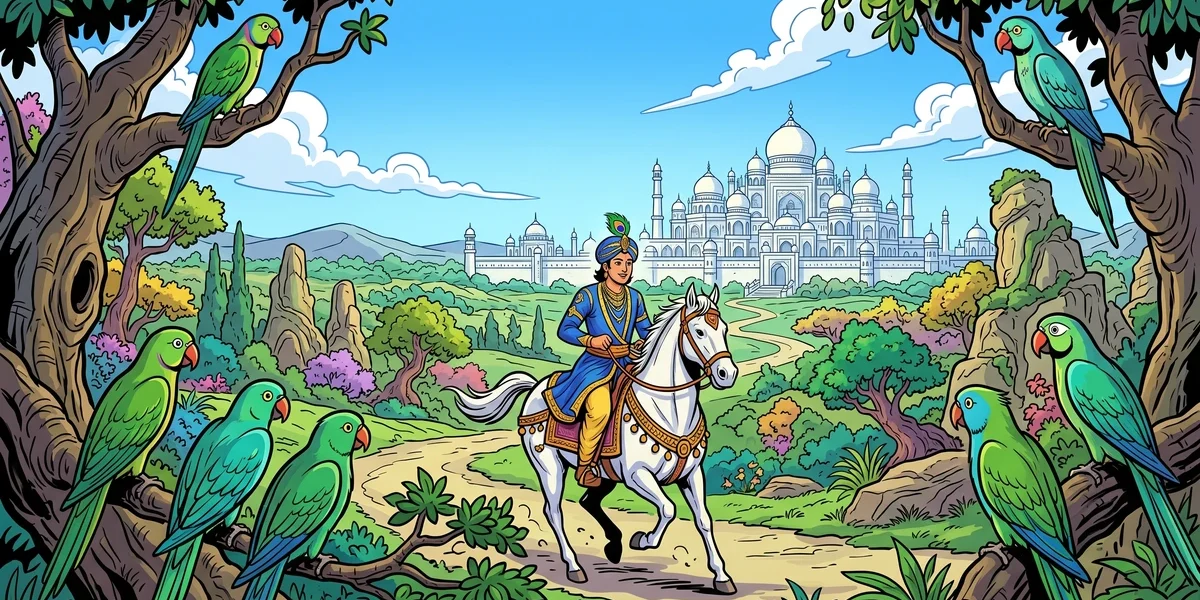 How The Rajas Son Won The Princess Labam - Indian Folk Tales