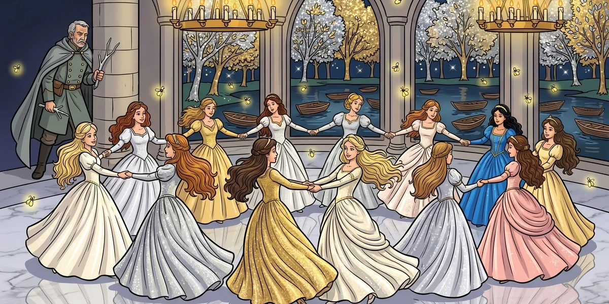 The Twelve Dancing Princesses: A Grimm Retelling - Indian Folk Tales