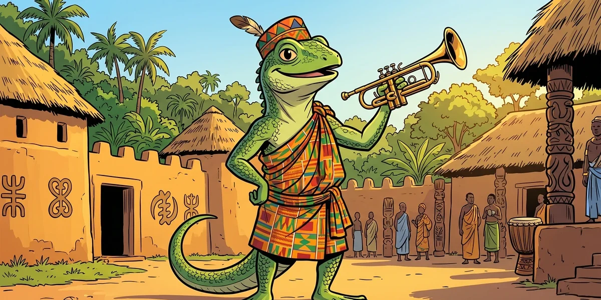 Why The Lizard Continually Moves His Head Up And Down - Indian Folk Tales