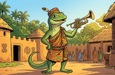 Why The Lizard Continually Moves His Head Up And Down