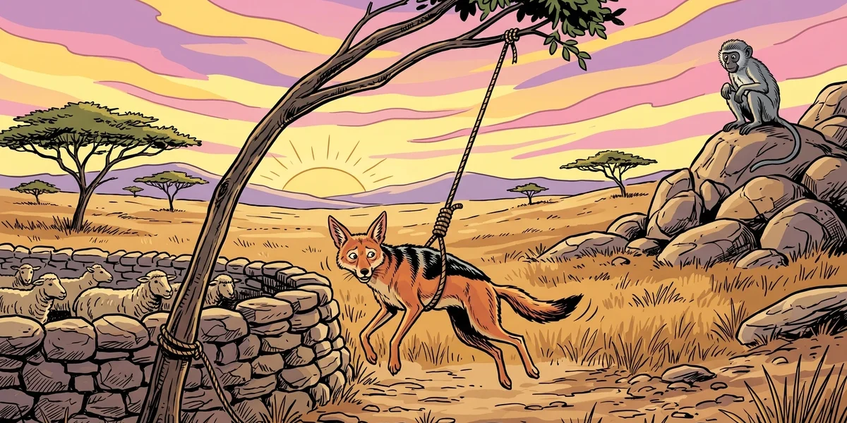 Jackal And Monkey - Indian Folk Tales
