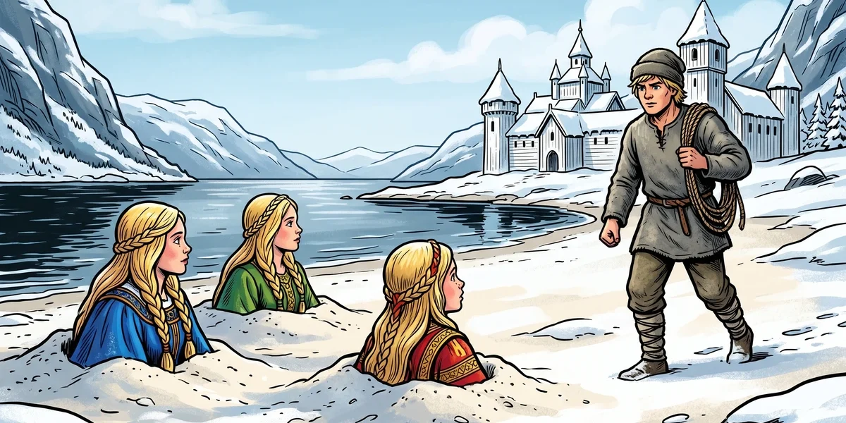 The Three Princesses Of Whiteland - Indian Folk Tales